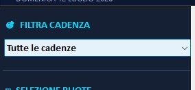 Filtro cadenza