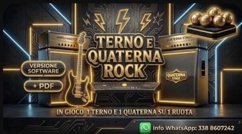 Terno e quaterna Rock ( 1 terno e 1 quaterna su 1 ruota)