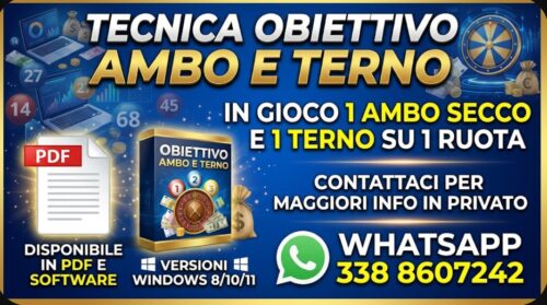Obiettivo ambo e terno